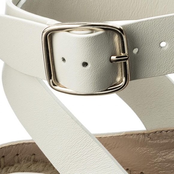 Stuart Weitzman Women's Toga Espadrilles In Off White Soft Grained Calfs… - Picture 8 of 11